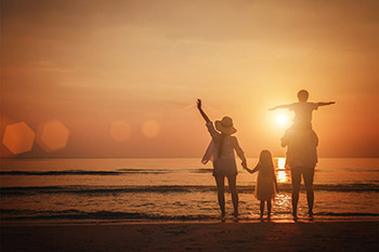Family at Beach