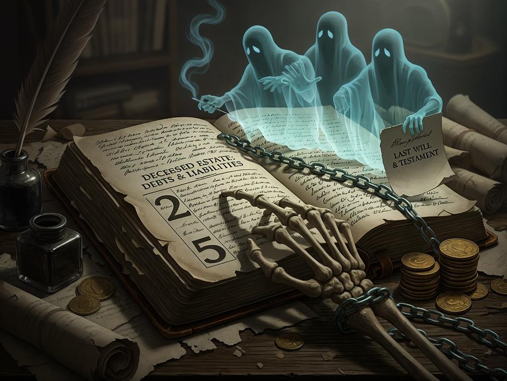 Who is responsible for my debts when I die?